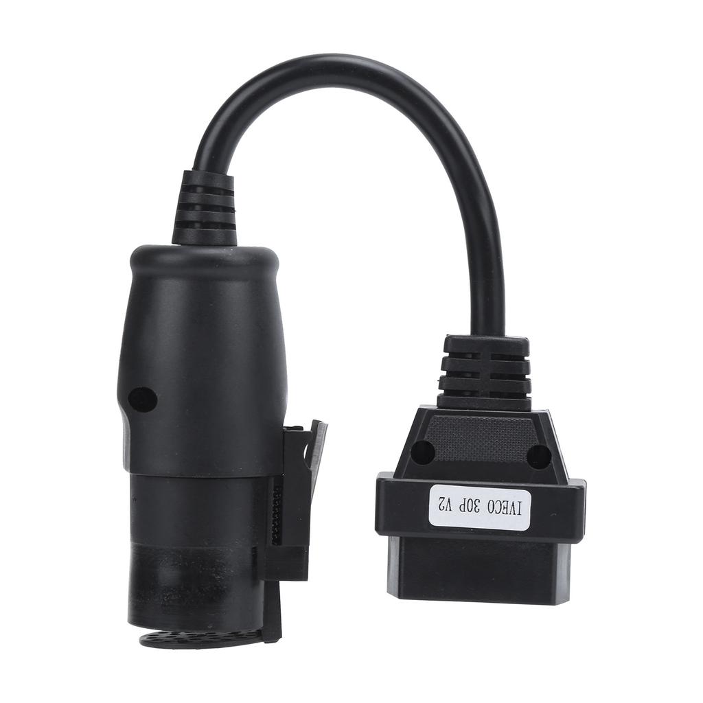 OBD2 30-контактный?16-контактный диагностический кабель-адаптер длиной 250 мм9,8 дюймов для замены грузовиков IVECO