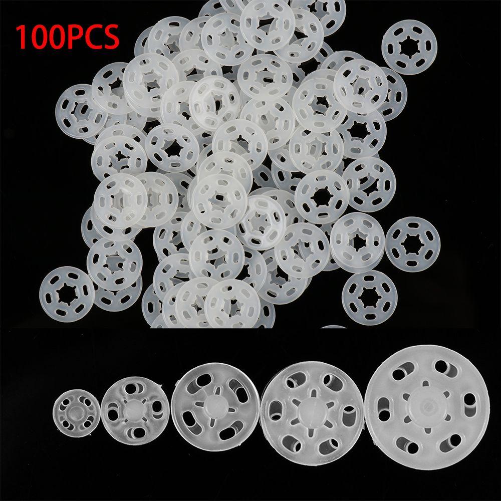 100pcs ABS Crafts Handmade Sewing Fasteners Stud Press Button