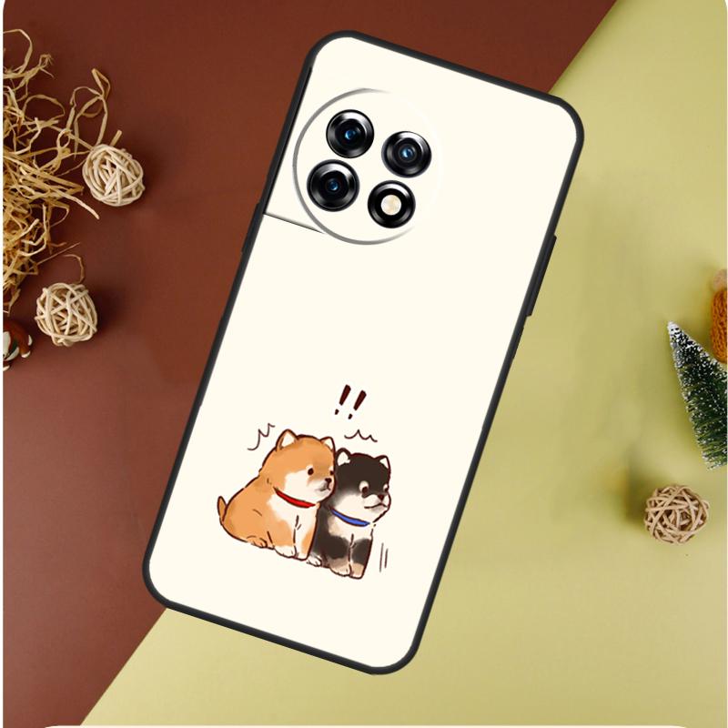 Animal Shiba Inu Dog For OnePlus 13 13R 12 12R 11 9 10 Pro 8T 9RT 10T 10R Nord 4 CE 2 3 Lite N20 N30 Phone Case