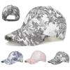 Унисекс Мужчины Женщины Цветочный принт Шляпа от солнца Бейсболка Хип-хоп Шляпа