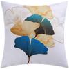 Ginkgo Leaves Pillows Case Home Decorative Cushion Cover Golden Polyester Print Pillowcase Car Sofa Pillow Case Home Decor 45*45