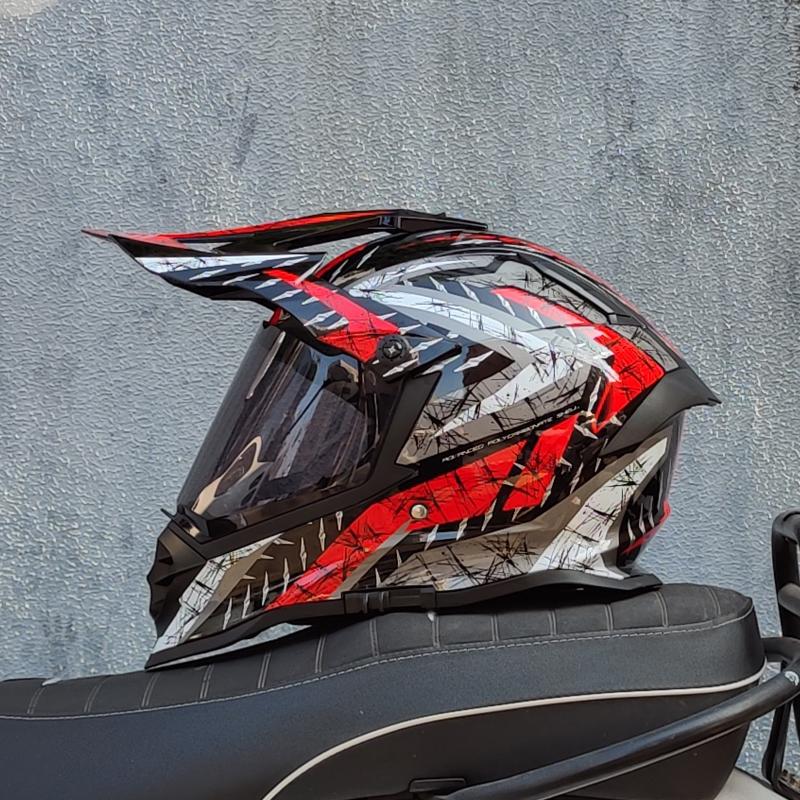 Новый внедорожный шлем LVS, профессиональный горный шлем для скоростного спуска, шлем Capacete ATV, полнолицевой шлем для квадроциклов Casco Cross