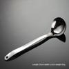 HANYANG 316 Stainless Steel Le Chef Soup Shell Funnel Bright Male Spoon Household Kitchen Large Round Soup Spoon Tableware