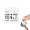 Watchget Coffee Paper Filter Round Espresso Pack Screen Replacement Paper 53mm Disposable Coffee Espresso Maker Compatible with Moka Pot 10 Packs