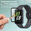 Защитная пленка для часов Galaxy FIT 3, 2 шт., прозрачная защитная пленка для экрана с полным покрытием, защита от царапин, мягкая защита из ТПУ, взрывозащищенная, 3D изогнутая, чувствительная