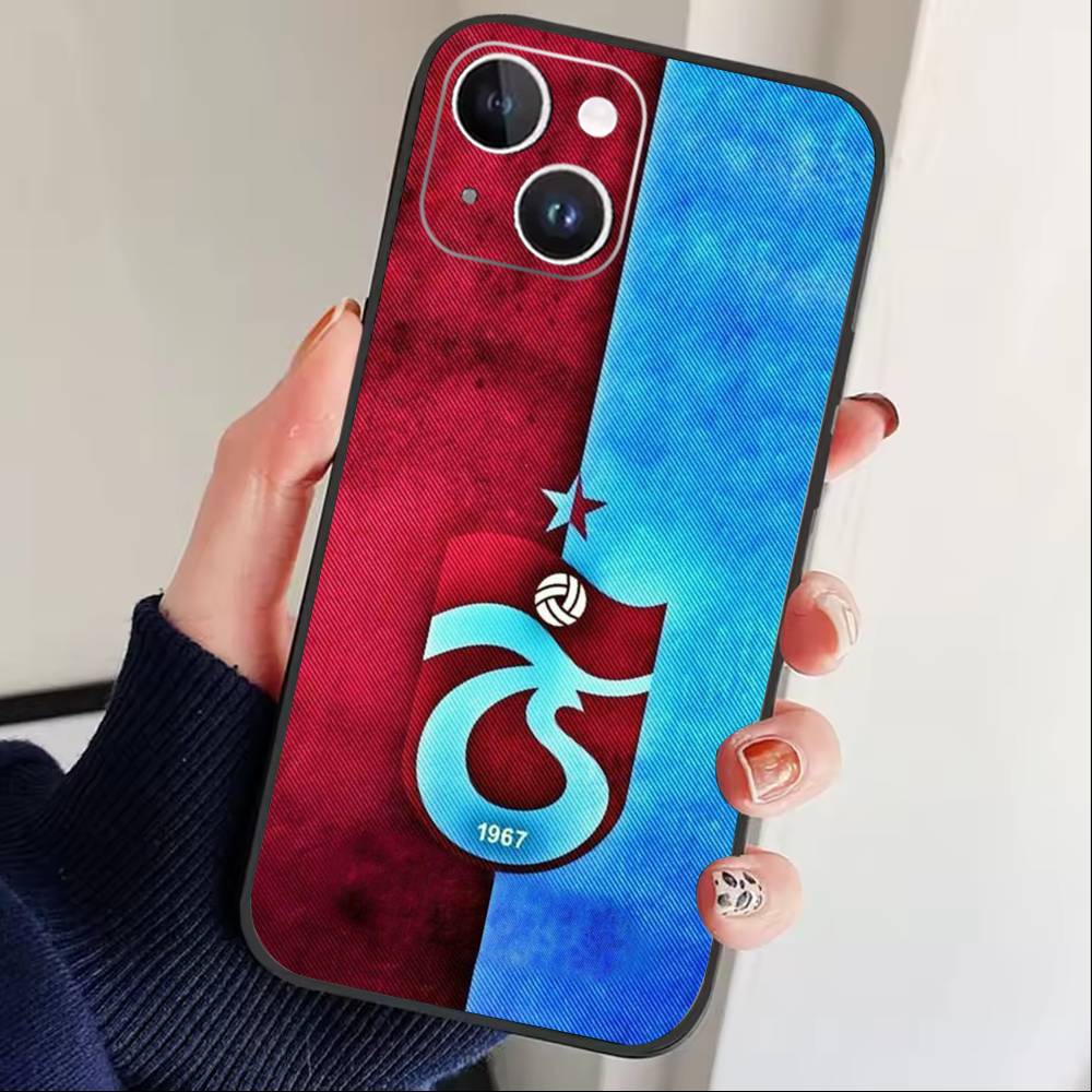 T-S Trabzonspor Phone Case For iPhone 16,15,14,13,12,17,Pro Max,Plus Silicone Black Case