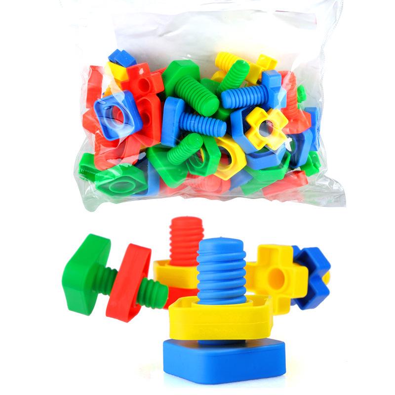 Развивающая игрушка для малышей «Сопоставление винтов и болтов» (1-3 года) - Настольные сборочные блоки и обучающее пособие