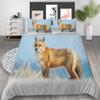 3D Fox Pattern Home Bedding Set Bedroom Quilt Cover Pillow Case Extra Large Full Size Bedding Set Home Decoration Gift