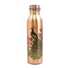 Бутылка для воды Copper Peacock Designer с усовершенствованной защитой от протечек, польза для здоровья от аюрведы и йоги