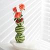 Ceramic Fruit Bud Vase Decorative Flower Floral Accessory Romantic Gift Watermelon Statue Plant