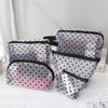 Multifunction Mesh Makeup Bag Blue/Purple Lipstick Organizer Bags Women Cosmetic Storage Pouch