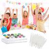 4 Inch White Lollipop Sticks, Lollipop Treat Sticks, for Homemade Candy, Cookies, Dessert, 200 Pcs