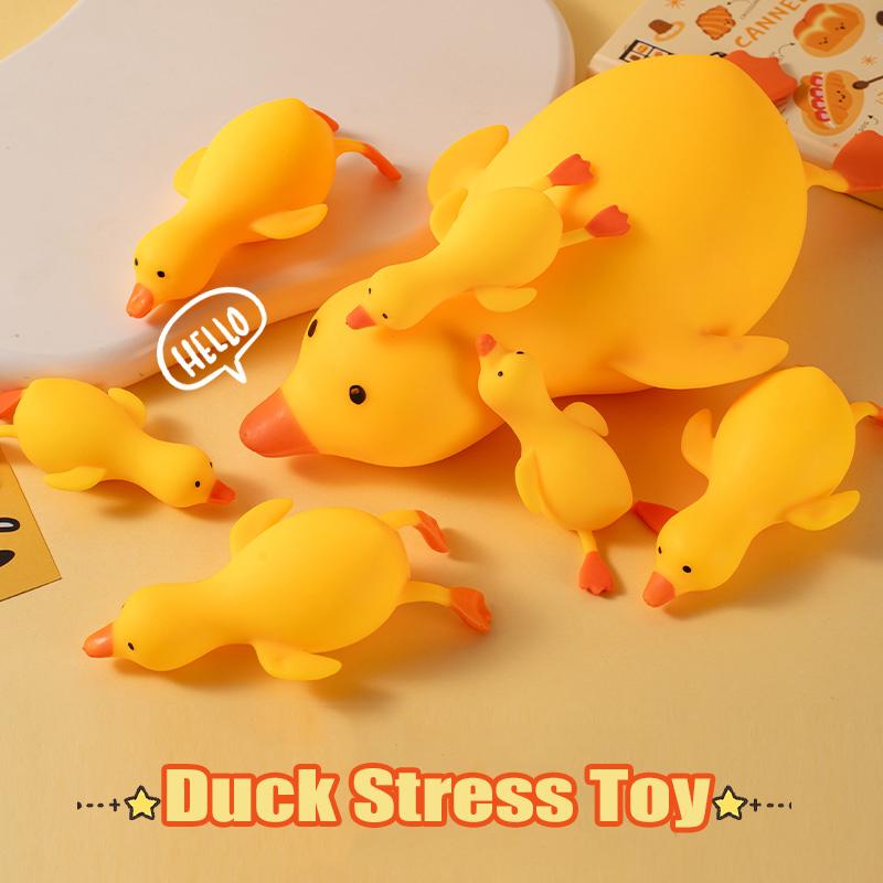 Duck Stress Toys Squeeze Vent Squishy Anti-Stress Abreact Stress Ball Decompression Fidget Sensory Toys Christmas Party Gift