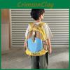 Capacity Color Large Backpack School Bag Storage Book Bags Children Gift Cute