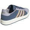 adidas Grand Court Base 00-х Удобные Универсальные Прочные Низкие Кроссовки Унисекс Кроссовки Серые Синие KK1405