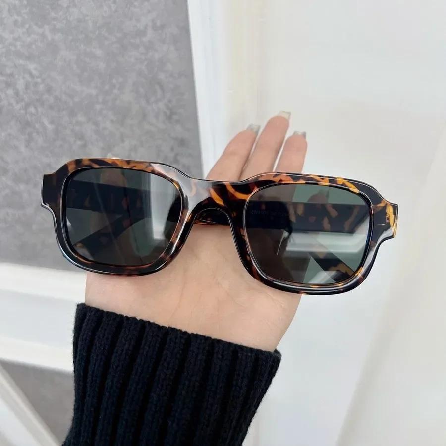 Fashion Women Men Square Sunglasses Retro Cat Eye Vintage Black Sun Glasses Female Male Eyewear