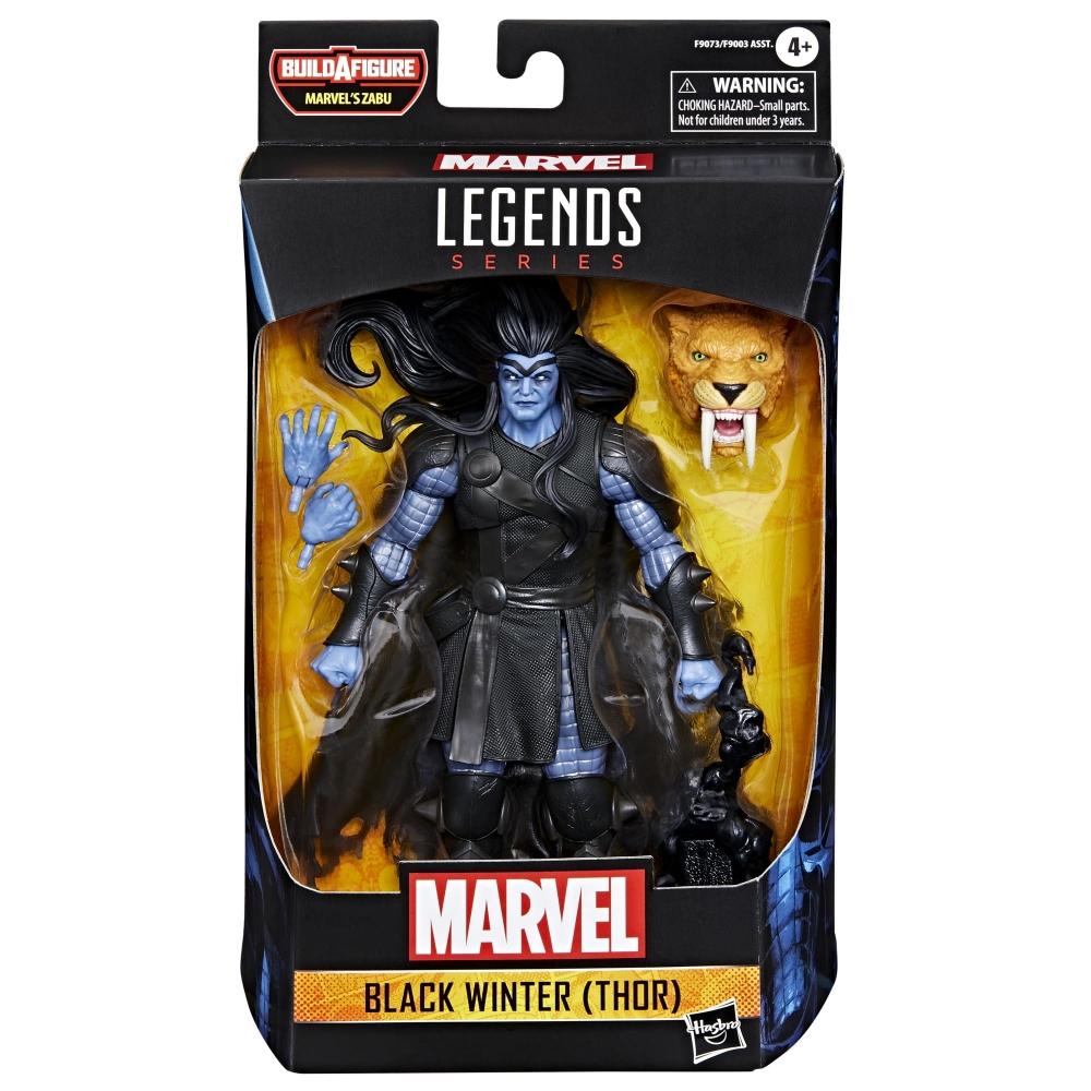 Hasbro MARVEL Marvel Legends Series Black Winter (Thor) Comics Collectible 6-inch (15cm) Size Action Figure with Build-A-Figure Parts F9073 Genuine Pr