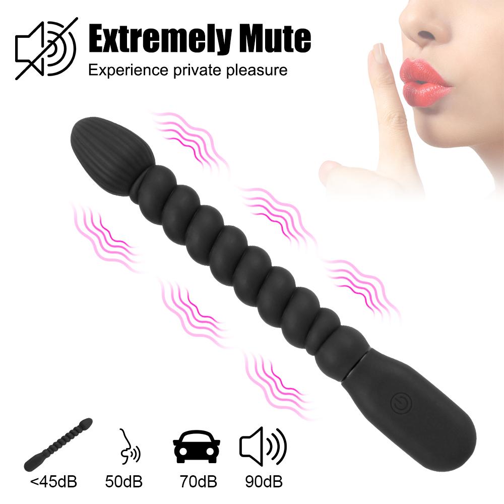 10-скоростные двухмоторные вибраторы Анальный вибратор Анальная пробка Стимулятор Анальная пробка Секс-игрушки для мужчин и женщин Массаж простаты Анальные шарики Вибраторы с зарядкой через USB