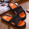 Men's EVA Slippers Black Patchwork Color Soft Sole Casual Indoor Slippers At Home Bathroom Anti Slip Slippers Summer