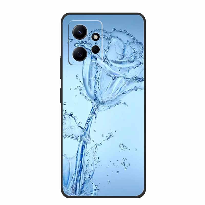 For Xiaomi Redmi Note 12 4G Case Animals Soft Silicone TPU Phone Cases Back Cover for Redmi Note12 4G Fashion 23021RAA2Y Fundas