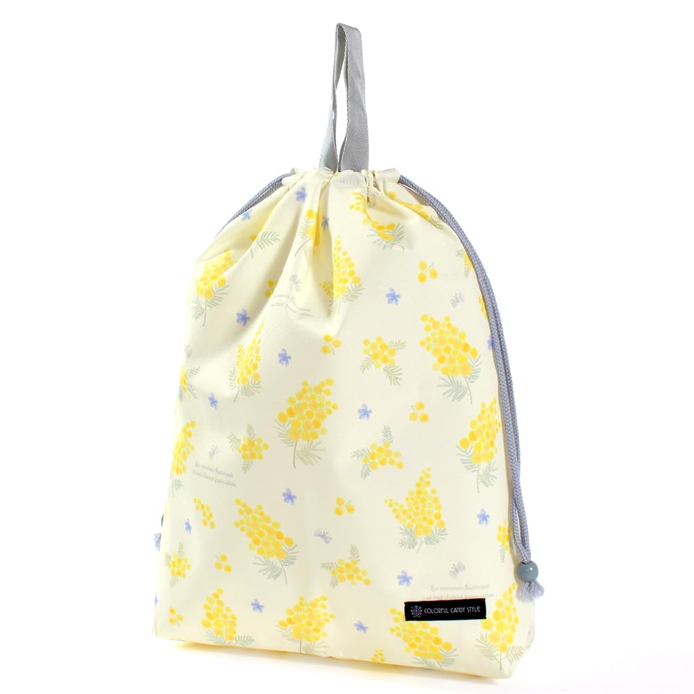 COLORFUL CANDY STYLE Gusset Bag and Drawstring Pouch Set Includes Shoe Large Drawstring Lesson Gymnastics Perfect for Preschool and Kindergarten Cute