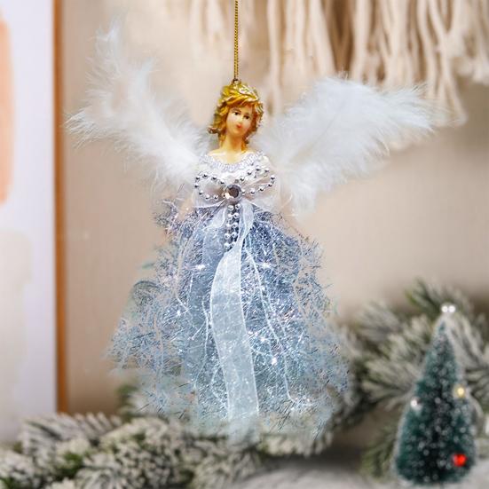 Рождественская плюшевая кукла-ангел, праздничное украшение, подарок, милая очаровательная мягкая ткань, качественная работа, рождественское украшение