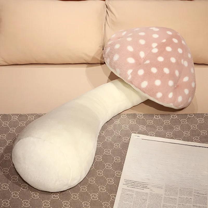 Мягкие грибы, плюшевые игрушки, большой размер, обнимающаяся подушка, мягкие растения, грибной стиль, пледы для сна, куклы, подушка для спины, домашний декор