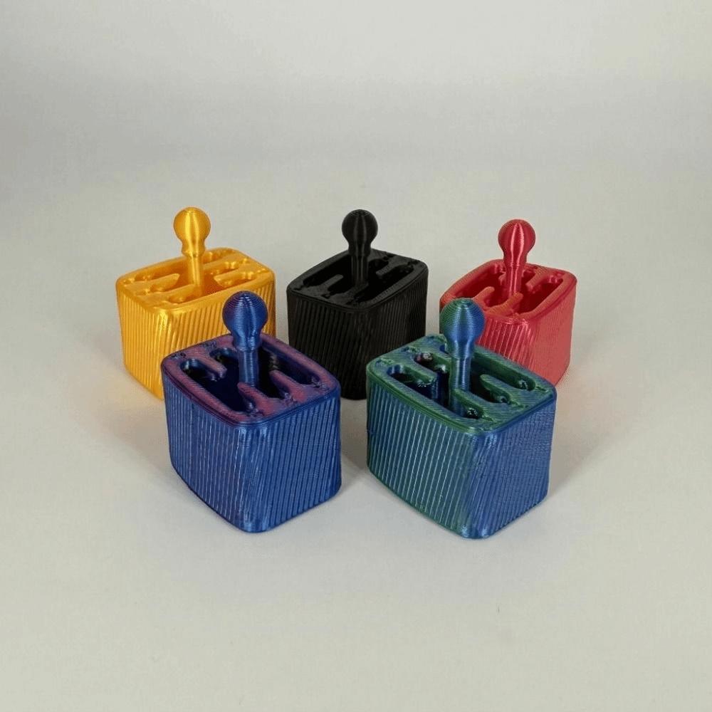 Creative 3D Printed Gear Shifter Relax Paddle Shifter Toy Fun Manual Gear Transmission Toy Outdoor