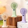 Stable Base Handheld Mini Fan Mini Size USB Rechargeable Fan Portable Desktop Fan  Daily Use