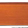 Made in Teak Wood Slightly Large x x J-kitchens Placemat/Tray, Japan, Elegant, 2-Shaku Slender, Grain, (36cm 24.3cm 2.2cm)
