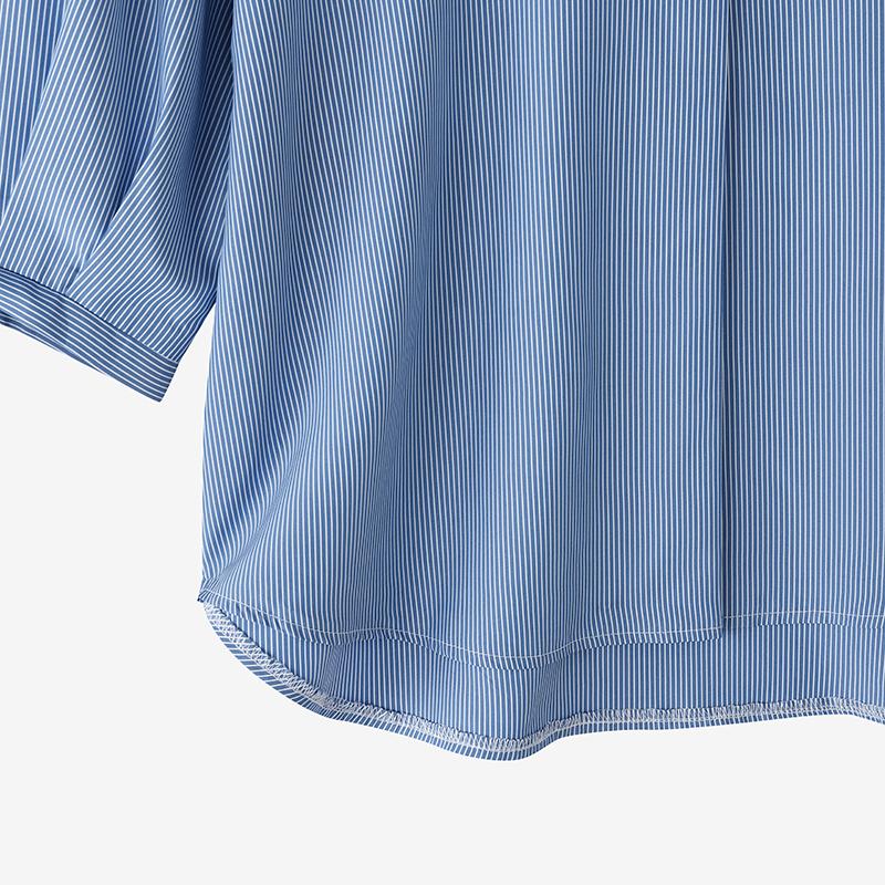 ZANZEA Женская повседневная свободная блузка с V-образным вырезом, рукавами 3/4 и клетчатым принтом, асимметричного кроя