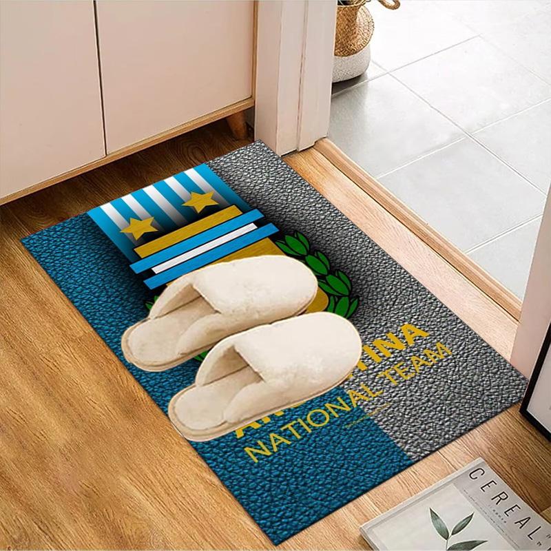 Argentina Football club Printed Office Carpet Chair Cushion Entryway Rug, Rugs for Living Room, Bedroom Christmas gifts