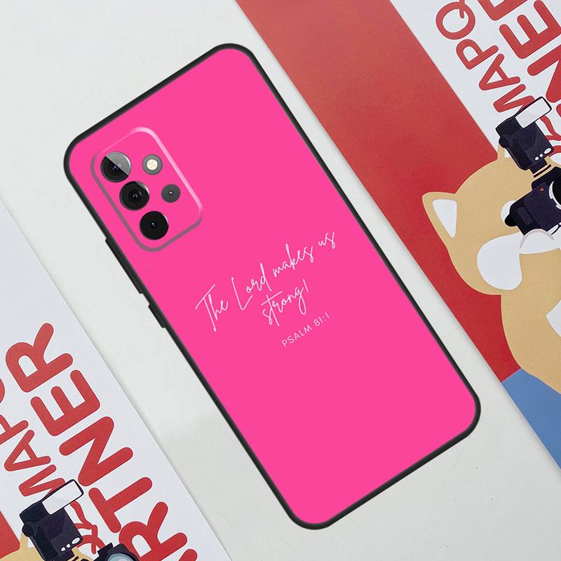 Christian Psalms Case For Samsung Galaxy A06 A16 A36 A56 A55 A35 A33 A53 A13 A23 A17 A54 A34 A14 A52 A32 A15