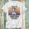 This Is My Unicorn Costume Dabbing T-Shirt Top Design Unisex Ladies Mens Tee Retro Fashion Vintage Shirt S928