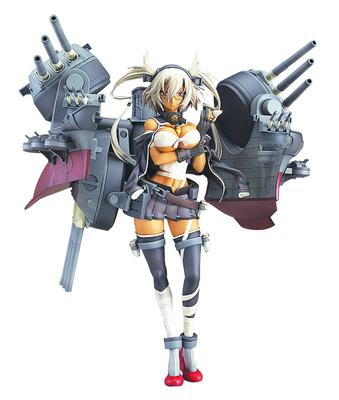 Kantai Collection -KanColle- Мусаси Кай Версия с Тяжелым Вооружением. 18 масштаб ABS и ATBC-PVC предварительно окрашенная полная фигурка