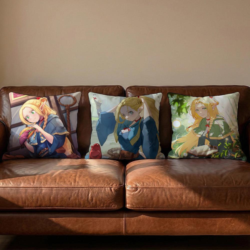 Anime MMarcille Donato Cushion Cover Soft Reversible Durable Pillow Cover MultiScene Use for Home Car Daily Comfort