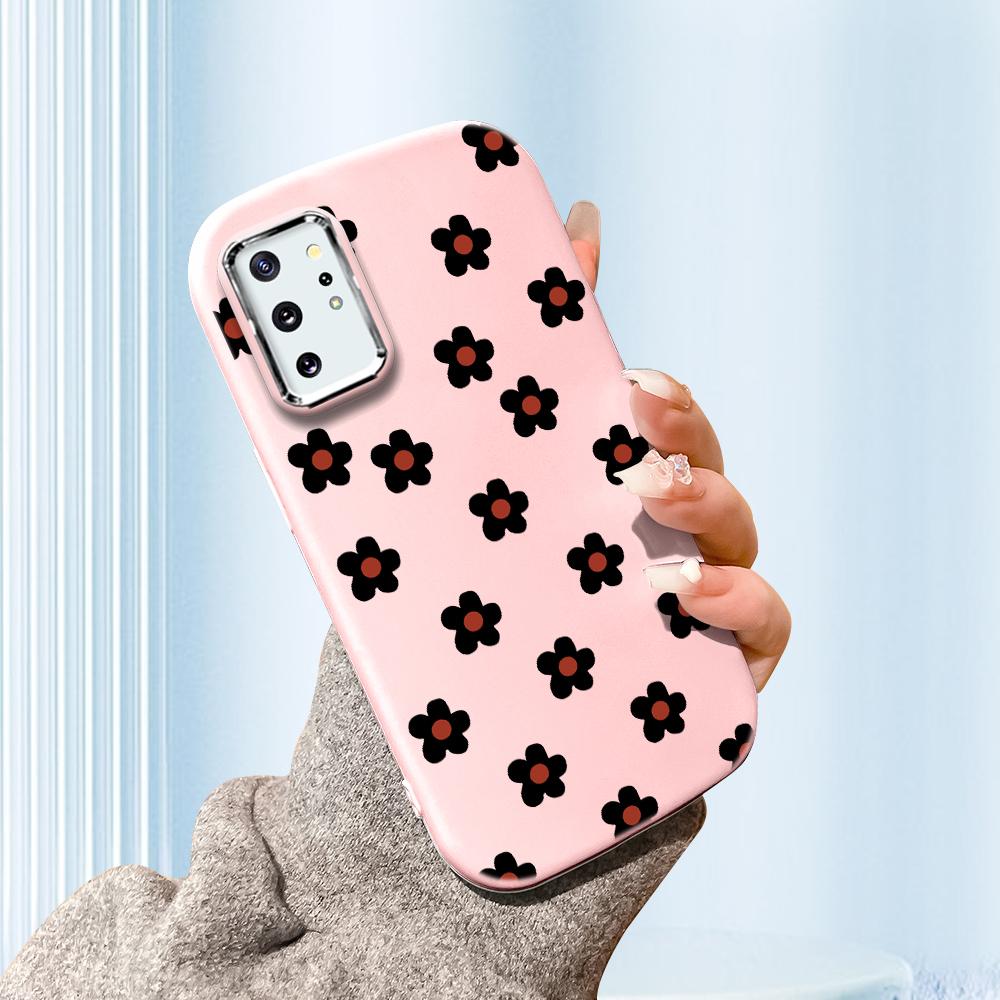 Сплошной цвет с серебряным краем линзы, жирный корпус, Мягкий ТПУ, жидкий силиконовый чехол, противоударный чехол для телефона для Xiaomi Redmi Samsung