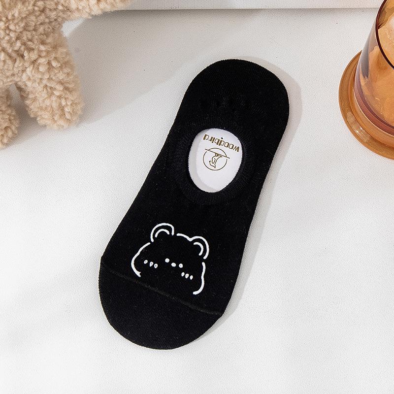 Женские летние тонкие носки-следки с низким подъемом и невидимым верхом однотонные, не спадают.