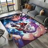 Новый ковер-циновка для одиночных мультяшных игр Genshin Impact для гостиной, спальни, дома, украшения дивана, детская игровая нескользящая напольная подстилка