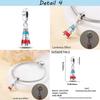 Copper Spots Series Charm Eiffel Tower Egypt Charms Pendant Fit Mula Original Sliver Bracelets Diy Jewelry Gifts