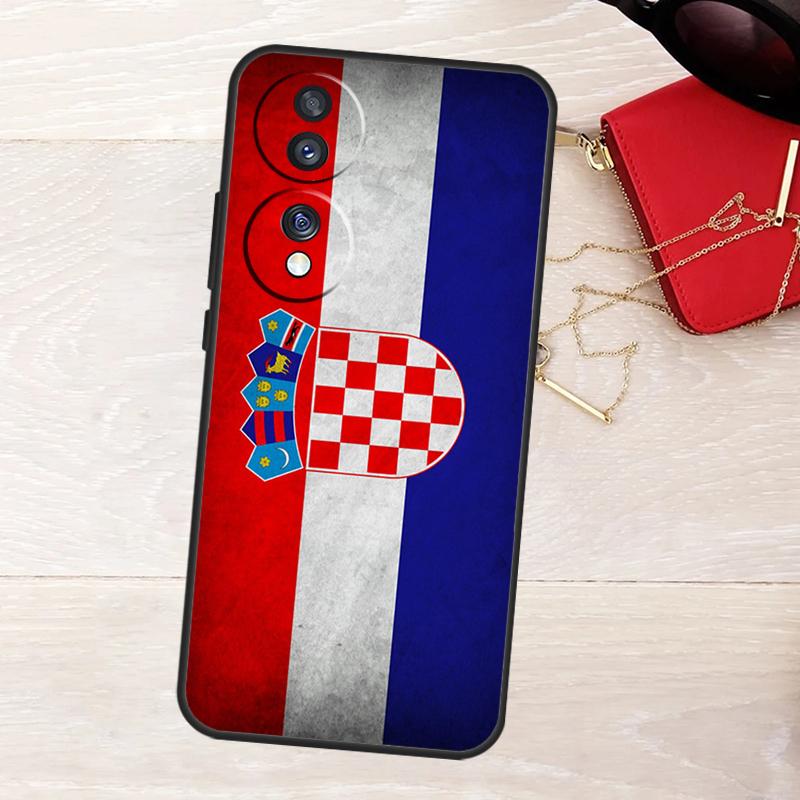 Чехол Флаг Хорватии Для Honor 200 400 Pro 50 70 90 Lite X9a X9b X9c X9d X8a X8b X8c Magic 5 6 7 8 Pro Обложка