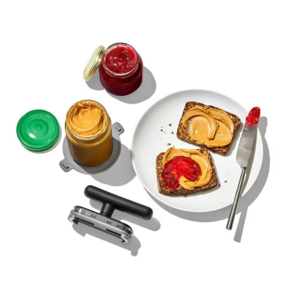 2pcs Adjustable Can Opening Tool Stainless Steel Jar Lid Remover Bottle Opener Jar Opener  Kid