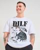 Printed With Fish Pattern Pure Cotton Roundneck Tshirt Suitable For Both Unisex And Unisex Loose Fit