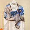 140*35cm Women Spring Summer Autumn Mulberry Silk Scarf Ribbons Shawl Long Scarf Neckerchief