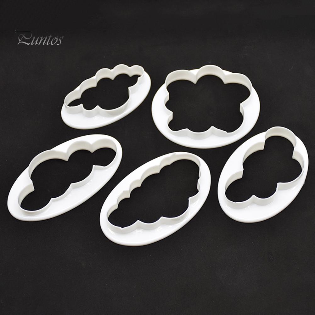Puntos DIY 5 шт облако торт печенье резак для помадки плесень украшения выпечки инструмент