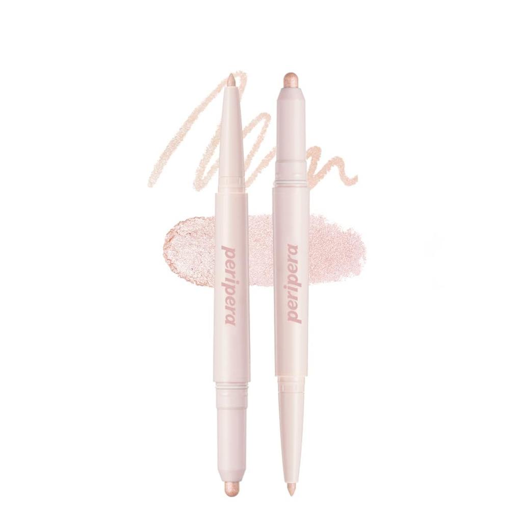 Peripera Sugar Twinkle Duo Eye Stick Dewy (#01 Нюдовый)