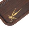 Wood Rectangular Tea Tray Rectangular Shape Snack Platter Bamboo Tea Tray  Household Kitchen