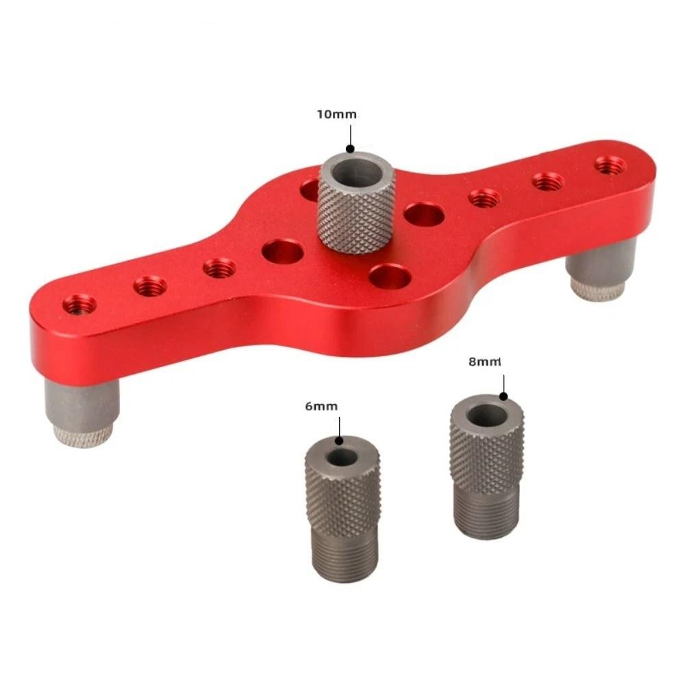 High Precision Vertical Hole Jig 6/8/10mm Size Pocket Hole Jig Drilling Guide Jig  Professional Use