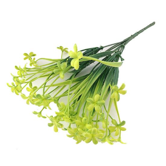 1шт пластиковые поддельные искусственные зеленая трава бонсай ремесло сад домашний офис декор