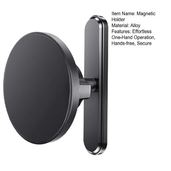 Yousheng Golf Cart Phone Holder Alloy Magnetic Phone Mount for Gym Treadmill & Golf Cart Use One-Hand Operation Phone Stand for MagSafe